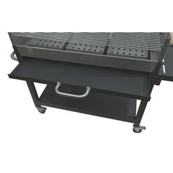 Gril na dřevěné uhlí FIESTA 95x60cm