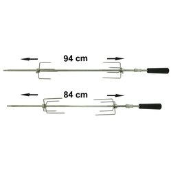 Grilovací jehla 84-94cm 8mm/6mm