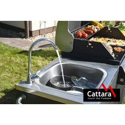 Zahradní kuchyně s plynovým grilem VICENZA 2m x 0,6m