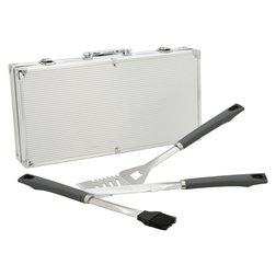 Grilovací nářadí GREY LINE sada 11 ks ALU kufřík