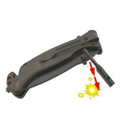 Nůž zavírací BLACK BLADE s pojistkou 21,7cm