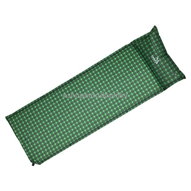 Karimatka samonafukovací 190x60x3,8cm s polštářem KILT zelená