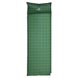 Karimatka samonafukovací 190x60x3,8cm s polštářem KILT zelená