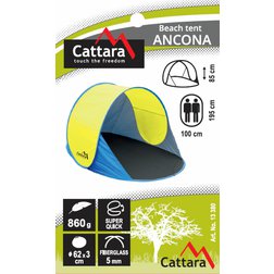 Stan plážový ANCONA 120 x 195 x 85 cm