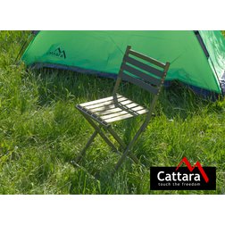 Židle kempingová skládací NATURE s opěradlem