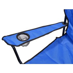 Židle kempingová skládací BARI modrá