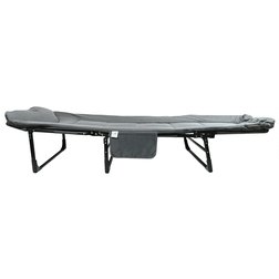 Lehátko kempingové skládací SOFA šedé polohovací