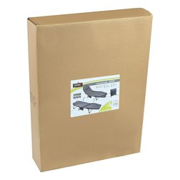 Lehátko kempingové skládací SOFA šedé polohovací