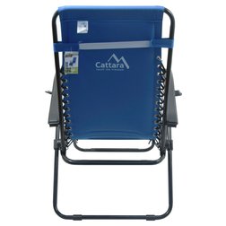 Křeslo kempingové polohovací LIVORNO modré