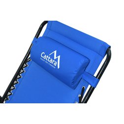 Křeslo kempingové polohovací LIVORNO modré