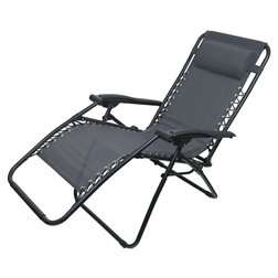 Lehátko/křeslo ALICANTE šedé