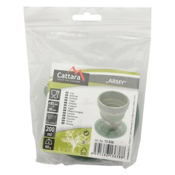 Silikonový skládací kelímek ARMY 200ml