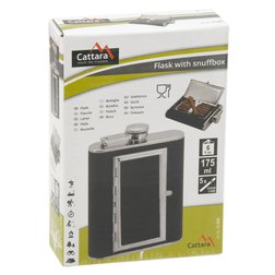 Lahev placatka 175ml s pouzdrem na doutníky