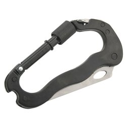 Multifunkční celokovová karabina 5v1