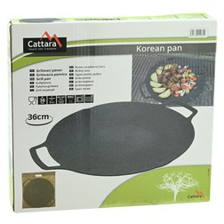 Grilovací korejská pánev, ALU slitina, 36cm