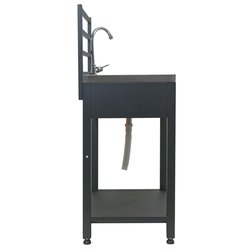 Modul stůl s dřezem TORINO 1 pro venkovní kuchyň 60x47x123cm