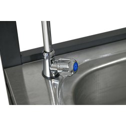 Modul stůl s dřezem TORINO 1 pro venkovní kuchyň 60x47x123cm