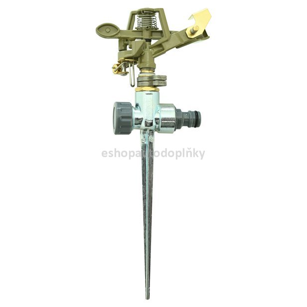Pulzní postřikovač kovový otočný se zinkovým bodcem