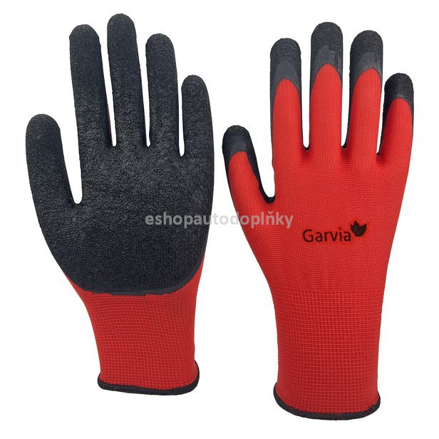 Rukavice zahradní vel. 9 LATEX red