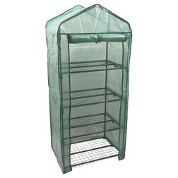 Fóliovník ANETO rolovací stěna 4 patra vyztužená fólie 69x49x158cm PE