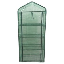 Fóliovník ANETO rolovací stěna 4 patra vyztužená fólie 69x49x158cm PE