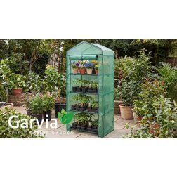 Fóliovník ANETO rolovací stěna 4 patra vyztužená fólie 69x49x158cm PE