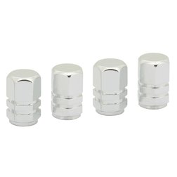 Ozdobné kryty ventilků stříbrné 4ks