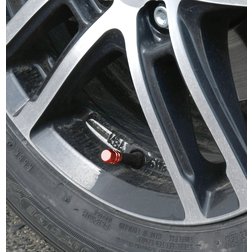 Ozdobné kryty ventilků červené 4ks