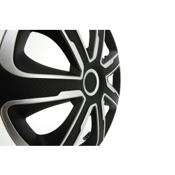 Kryty kol 15" LIVORNO Carbon (sada) silver/black