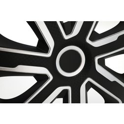 Kryty kol 16" LIVORNO Carbon (sada) silver/black