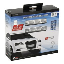 Světla denního svícení 4 HIGH POWER LED 12V