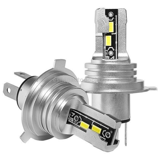 Žárovka LED CSP chip SILVER 12V H4 2ks