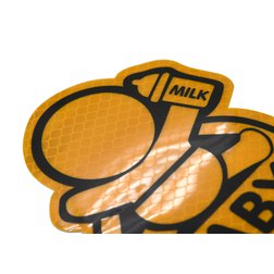 Dekor samolepící BABY IN CAR žlutý