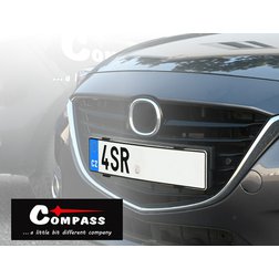 Podložka pod SPZ bezrámečková - černá