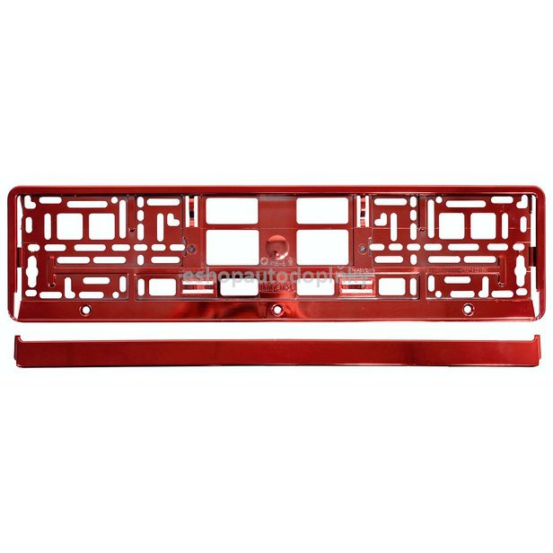 Podložka pod SPZ RED metallic