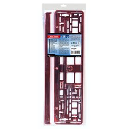 Podložka pod SPZ RED metallic