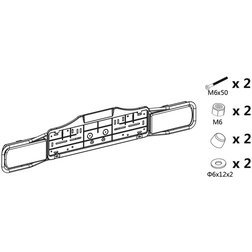 Náhradní světelná rampa (bez světel) pro 02120
