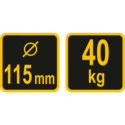 Madlo podtlakové na sklo 115 mm do 40 kg