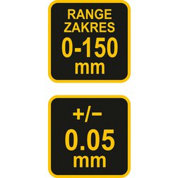 Měřítko posuvné 150 x 0,05 mm