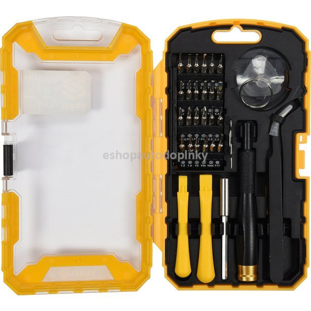 Šroubovák s nástavci a nástroji pro mobilní telefony sada 32ks
