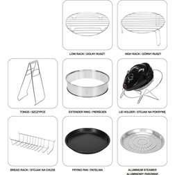 Halogenová trouba 17L BLACK