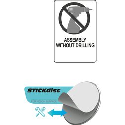 Držák ručníku 55 cm nalepovací 3M Steely