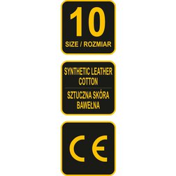 Rukavice pracovní bavlna/syntetická kůže vel. 10