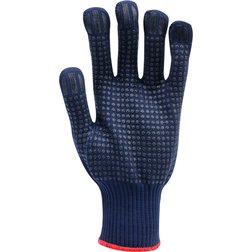 Rukavice pracovní bavlněné modré vel. 10