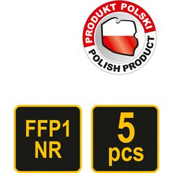 Respirátor s ventilem CDC3V 5ks FFP1