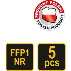 Respirátor CFY3S 5ks FFP1
