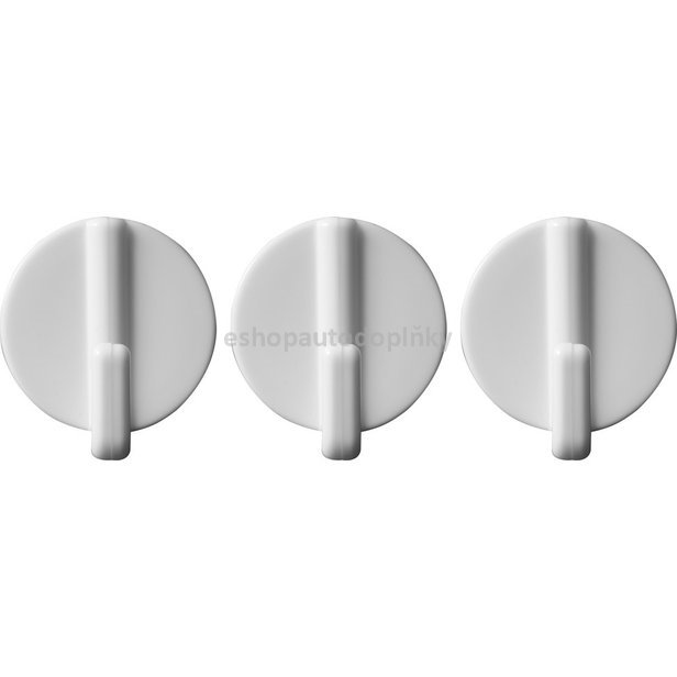 Háčky nástěnné samolepící 3ks, nosn. 1kg