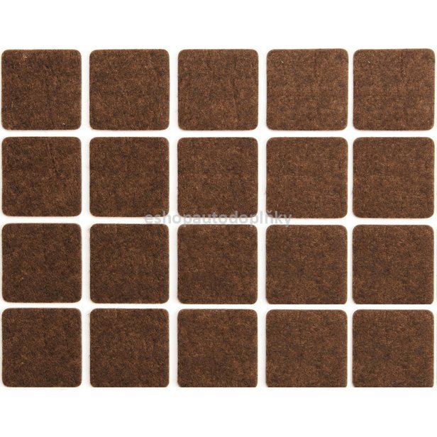Podložka samolepící pod nábytek 20 x 20 mm 20 ks