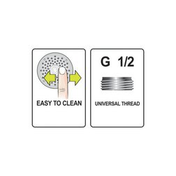 Sprchová hlavice 5 funkcí FALA Delta