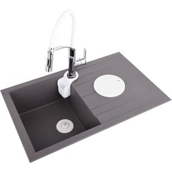 Baterie dřezová flexibilní 2 - bílá